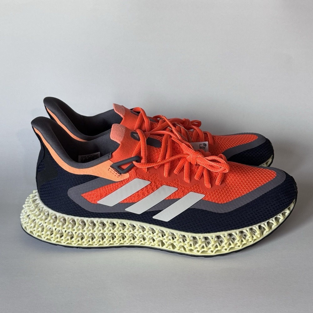 Adidas 4DFWD 2 Running Shoe's Impact Orange Black Gray Men's GY8421 Size 10